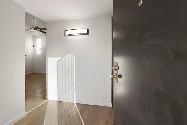 wooden floor in an empty room