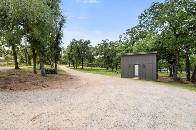 a view of a house with a outdoor space