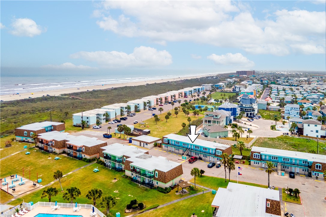 700 Island Retreat Road, Unit 14 Port Aransas, TX 78373 - Photo 4 of 23 an aerial view of residential houses with outdoor space