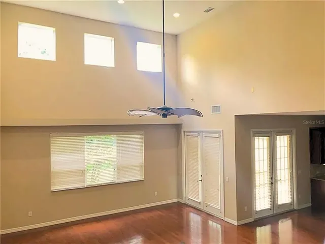 a view of an empty room with window