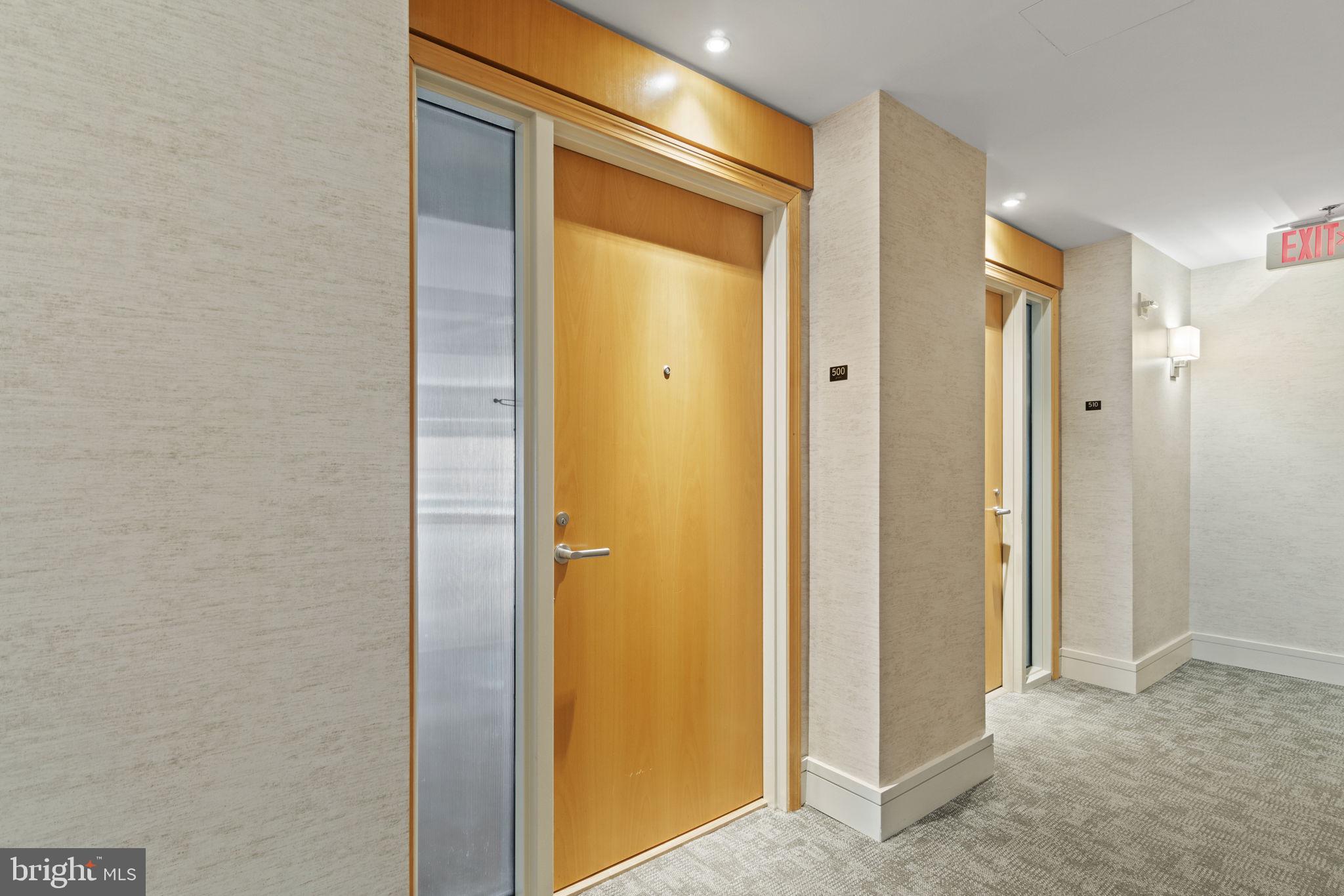 675 E Street Northwest, Unit 500 Washington, DC 20004 - Photo 19 of 52 a view of a bathroom with a glass door