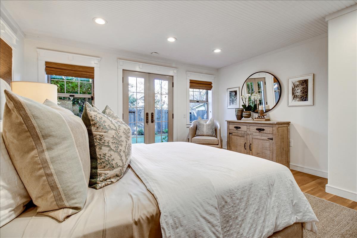 836 Creek Drive Menlo Park, CA 94025 - Photo 16 of 39 a bedroom with a bed and a dresser