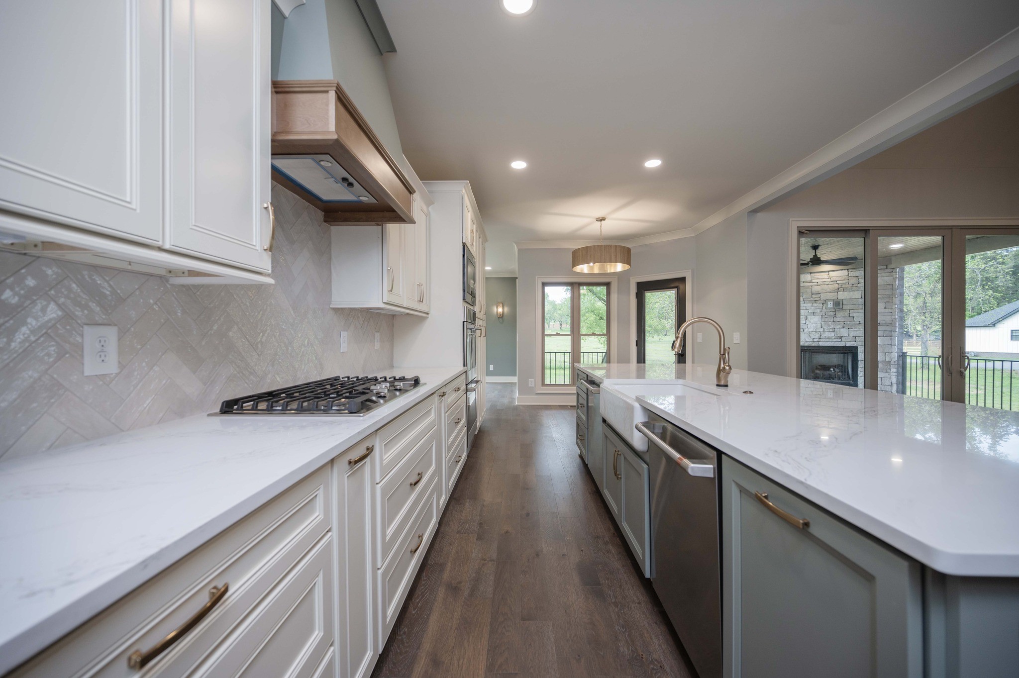 0 Holly Grove Road Lascassas, TN 37085 - Photo 15 of 39 a kitchen with granite countertop a sink and stove