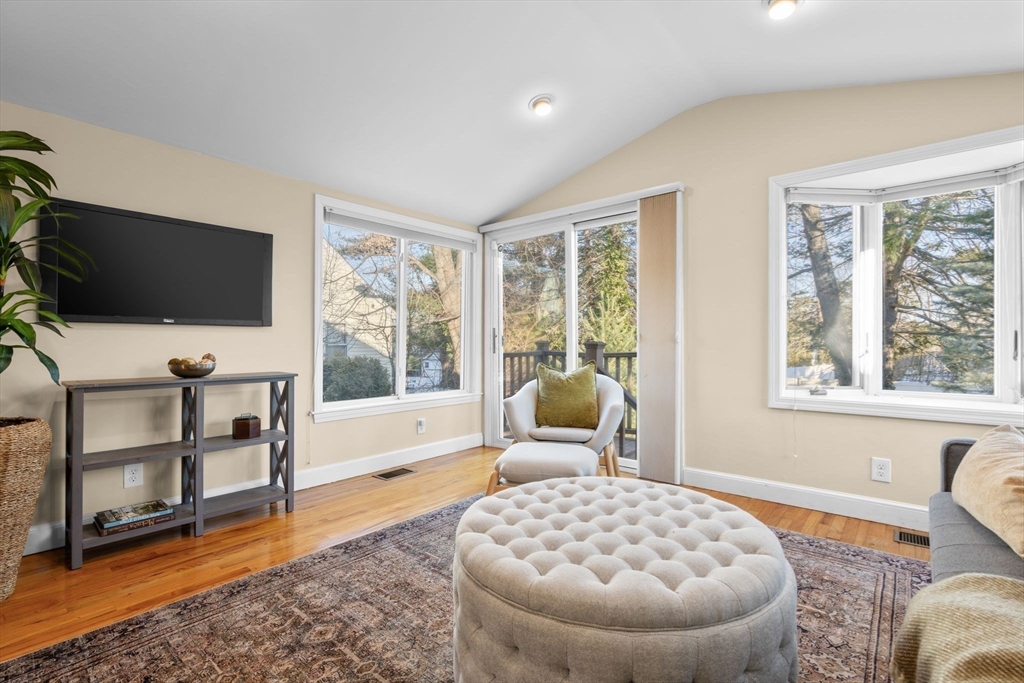 512 Appleton Street Arlington, MA 02476 - Photo 19 of 42 a living room with furniture and a flat screen tv