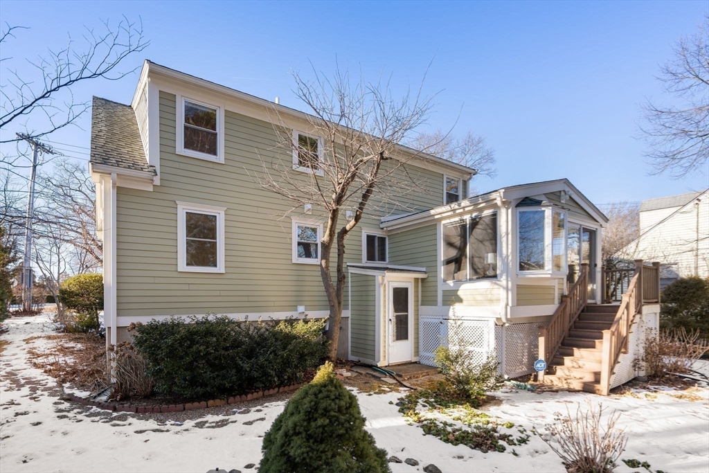 512 Appleton Street Arlington, MA 02476 - Photo 34 of 42 a front view of a house with garden