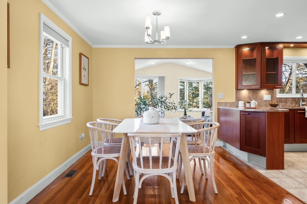 512 Appleton Street Arlington, MA 02476 - Photo 8 of 42 a view of a dining room with furniture window and outside view