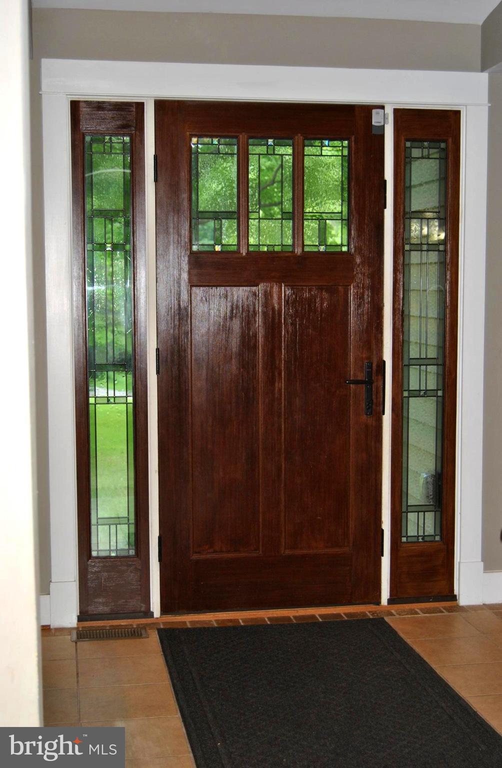 5453 Stone Road Frederick, MD 21703 - Photo 3 of 12 Front door with spectacular glass!