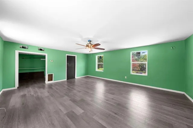 wooden floor in an empty room