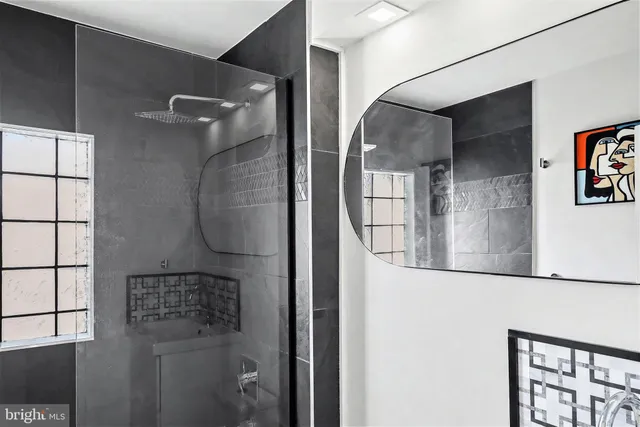 a backyard of a house with seating space