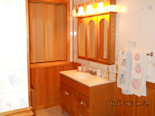 1136 Cumberland Road Magnolia, IL 61336 - Photo 8 of 16 a bathroom with a sink and a mirror