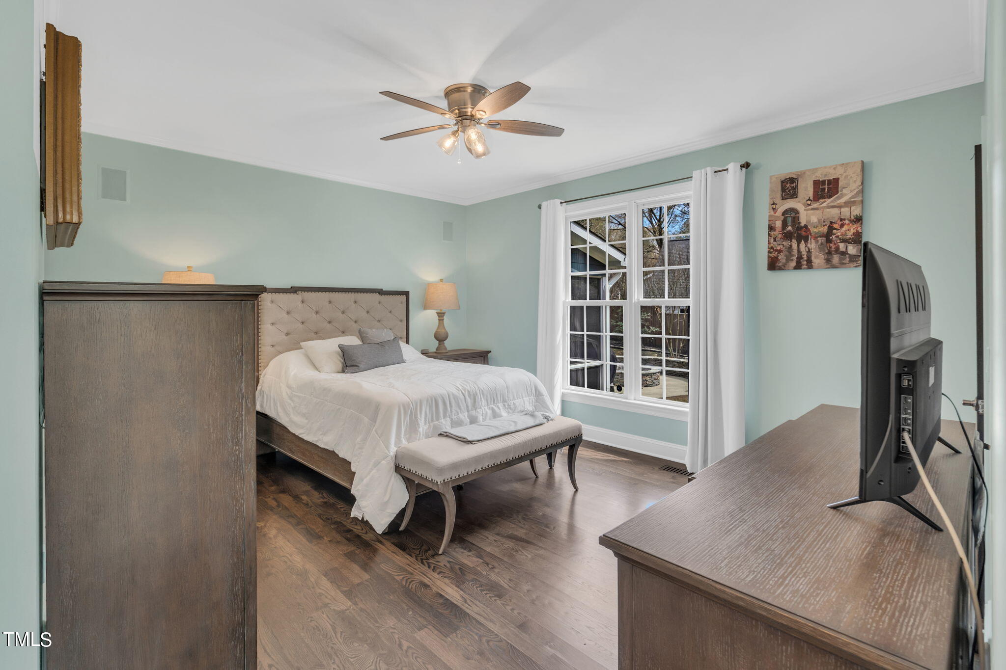4301 Sprague Road Raleigh, NC 27613 - Photo 21 of 46 a bed room with a bed and a window