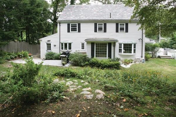 110 Arlington Road Brookline, MA 02467 - Photo 12 of 12 a house view with a garden space