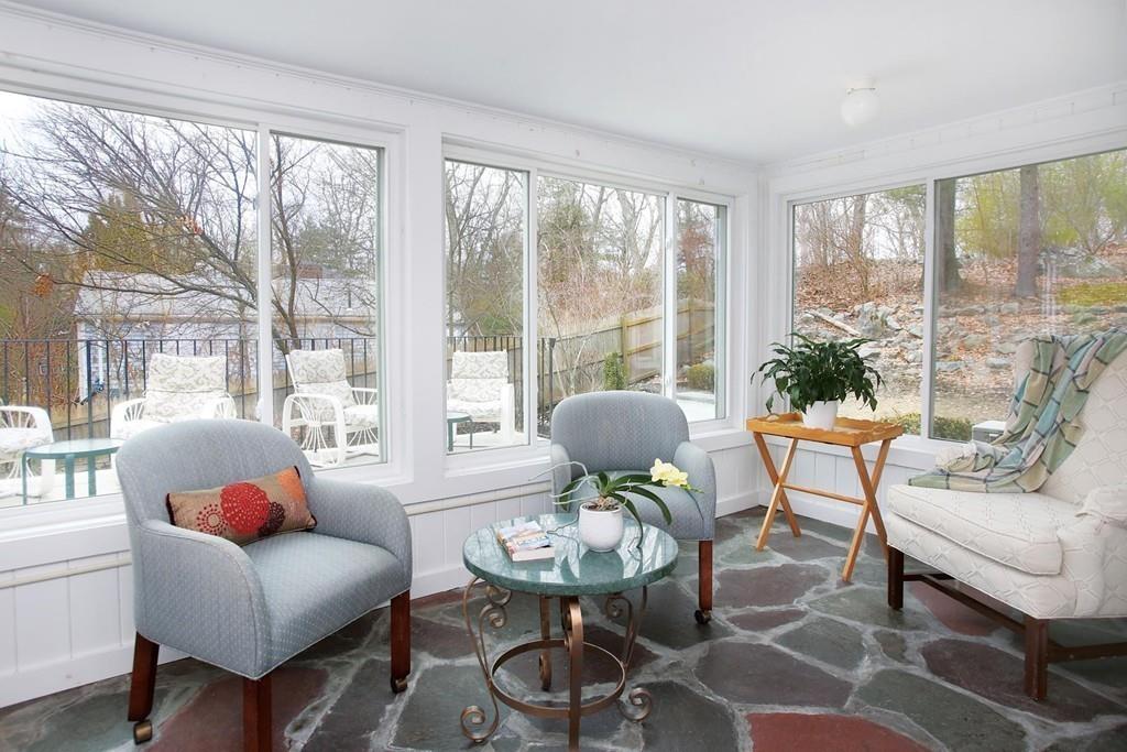 110 Arlington Road Brookline, MA 02467 - Photo 5 of 12 a living room with furniture and a large window