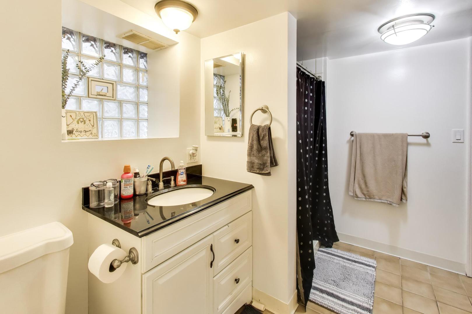 3519 North Seminary Avenue Chicago, IL 60657 - Photo 37 of 43 a bathroom with a sink and a mirror