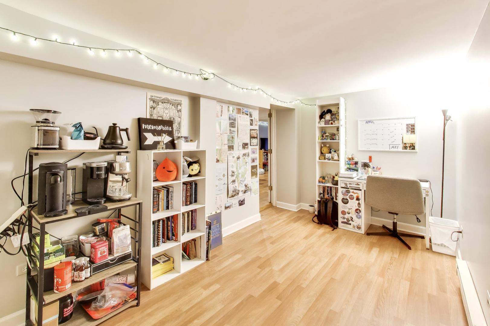 3519 North Seminary Avenue Chicago, IL 60657 - Photo 39 of 43 a view of a workspace with furniture and toys