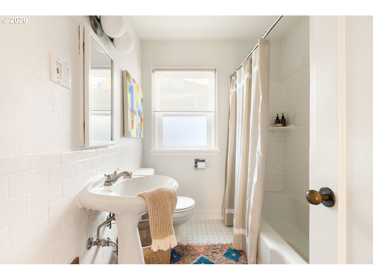 1606 North Alberta Street Portland, OR 97217 - Photo 21 of 46 a bathroom with a sink toilet and shower