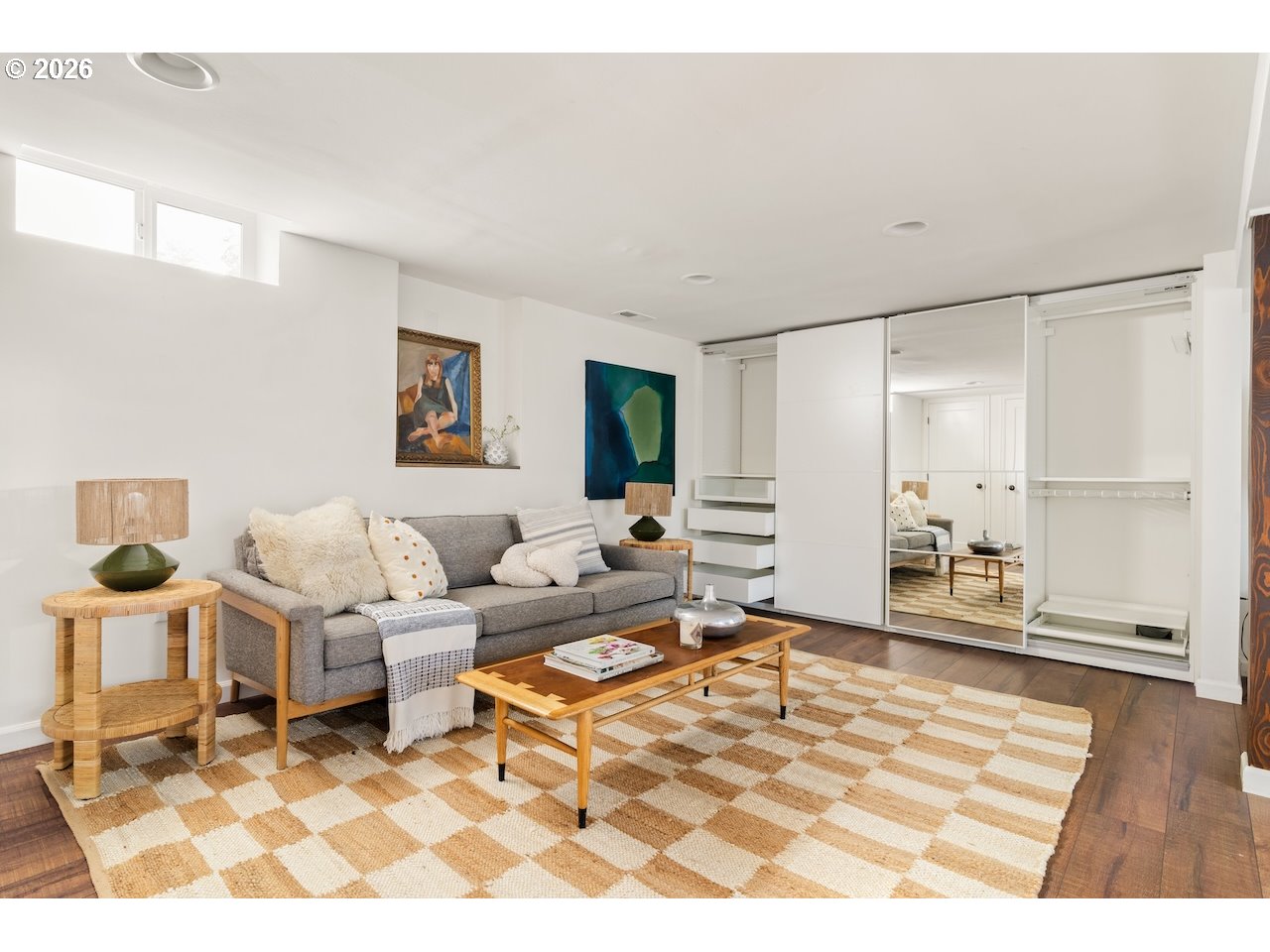 1606 North Alberta Street Portland, OR 97217 - Photo 25 of 46 a living room with furniture and a rug
