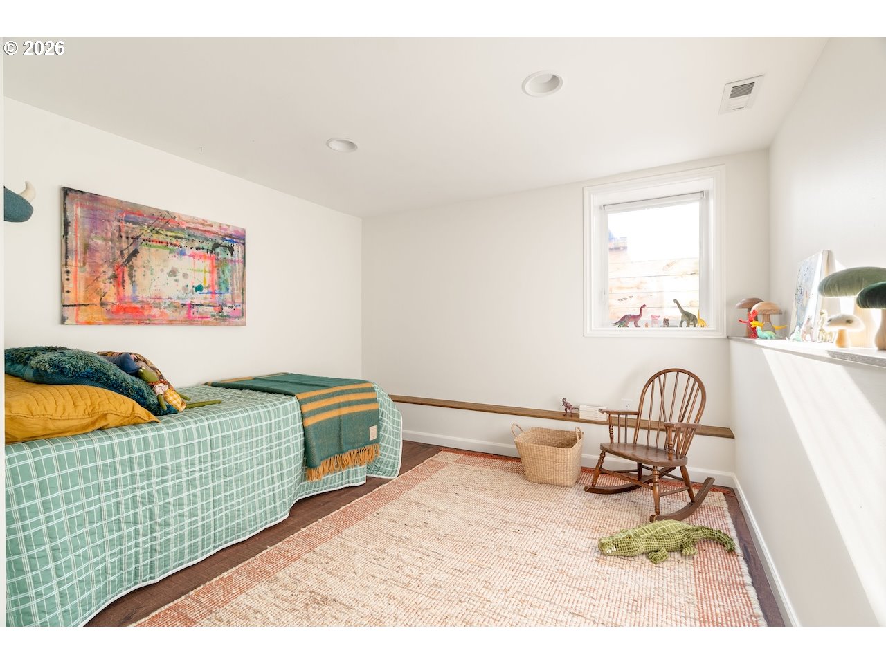 1606 North Alberta Street Portland, OR 97217 - Photo 35 of 46 a bedroom with furniture and window