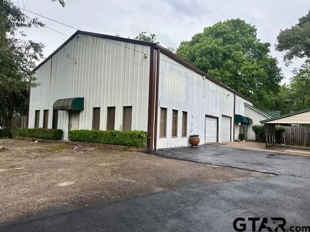 a view of a house with a patio