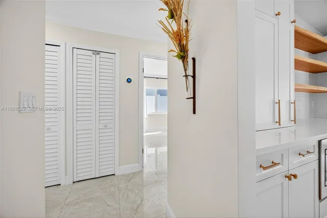 a view of an empty room