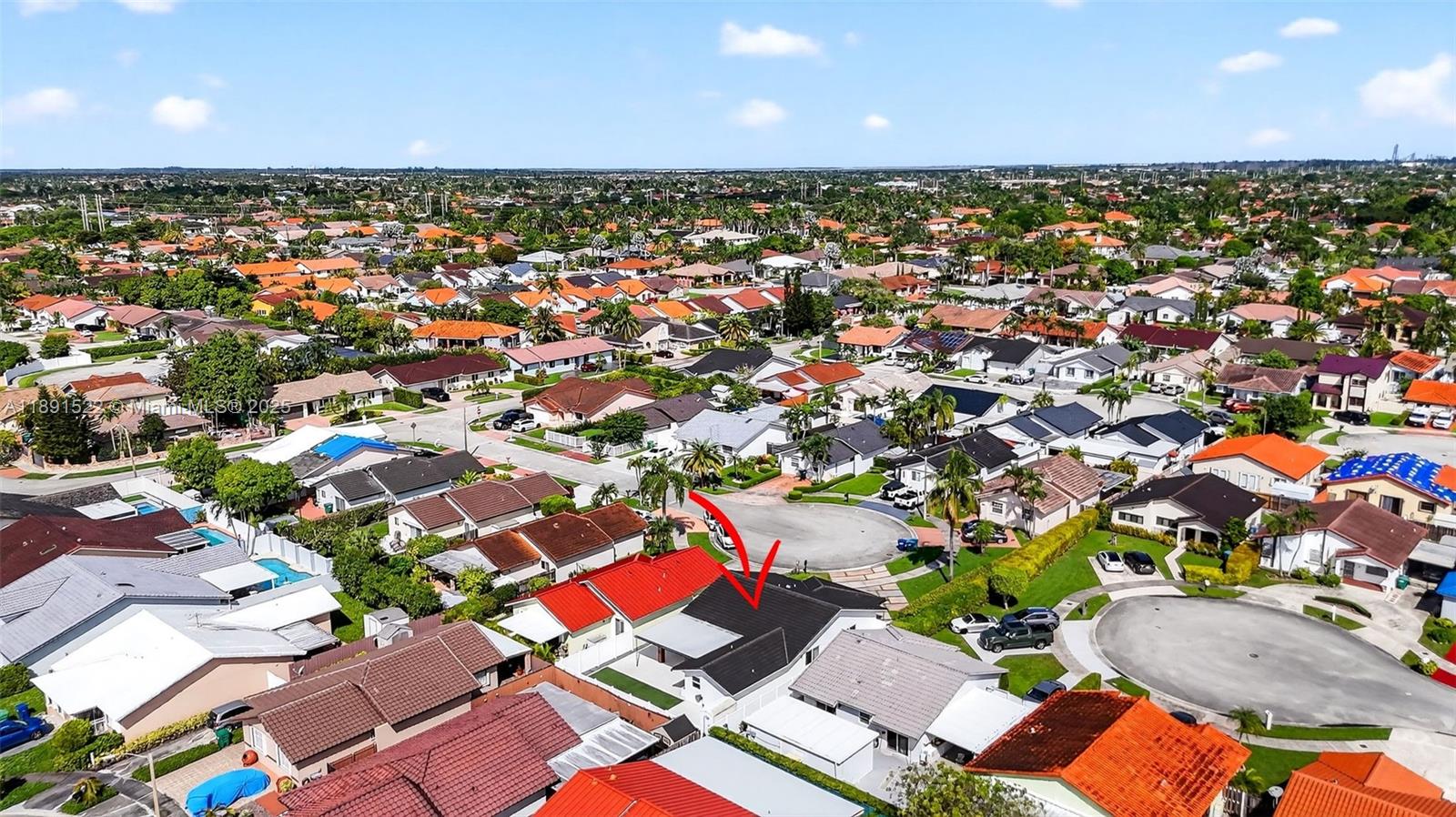 13280 Southwest 39th Terrace Miami, FL 33175 - Photo 54 of 57 an aerial view of residential houses with outdoor space
