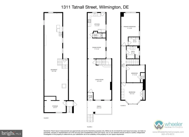 $2,300 | 1311 Tatnall Street, Wilmington, DE 19801
