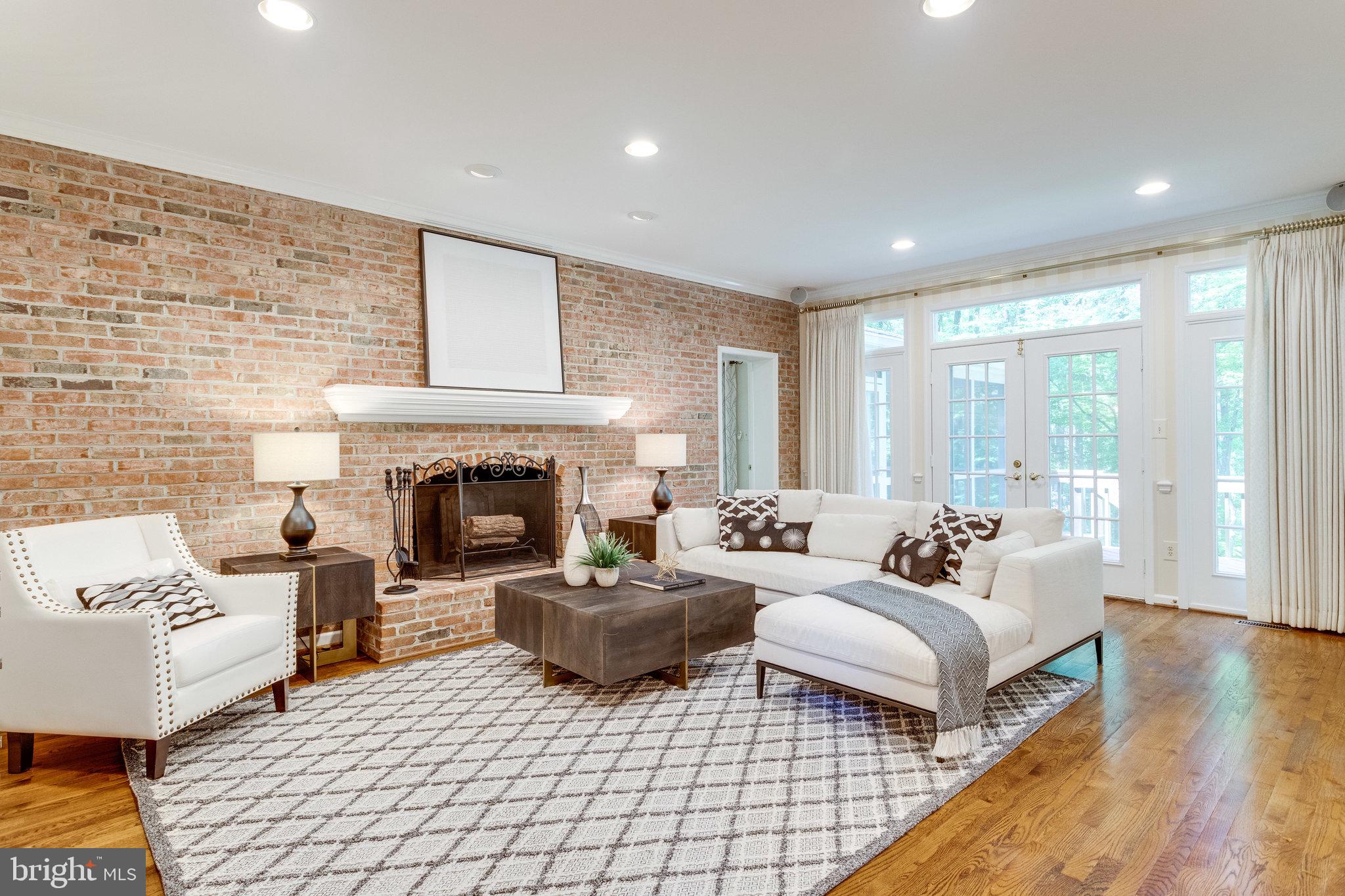 1120 Old Cedar Road McLean, VA 22102 - Photo 15 of 49 Woodburning Fireplace