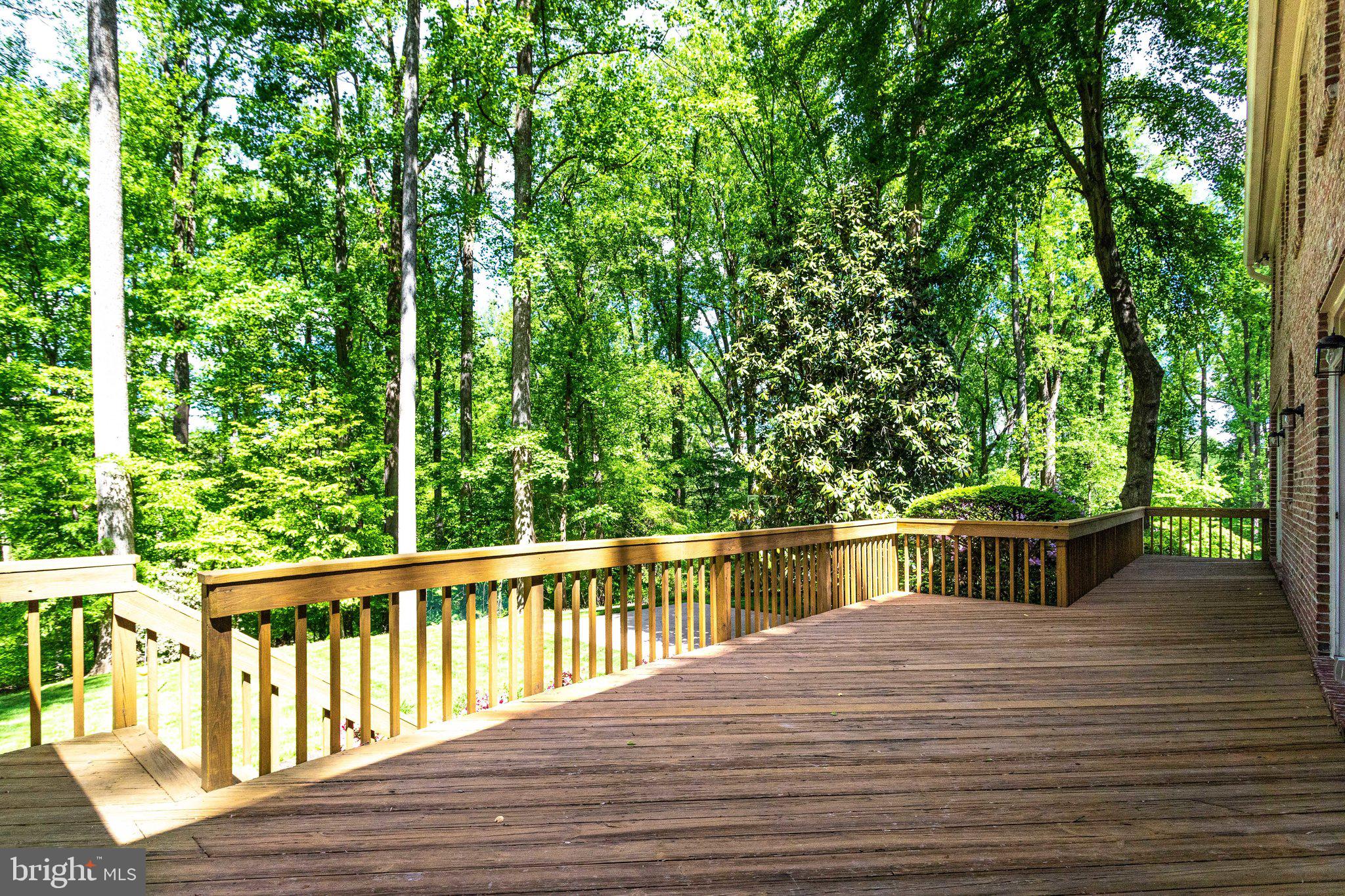 1120 Old Cedar Road McLean, VA 22102 - Photo 39 of 49 Deck with Steps to Lower Patio