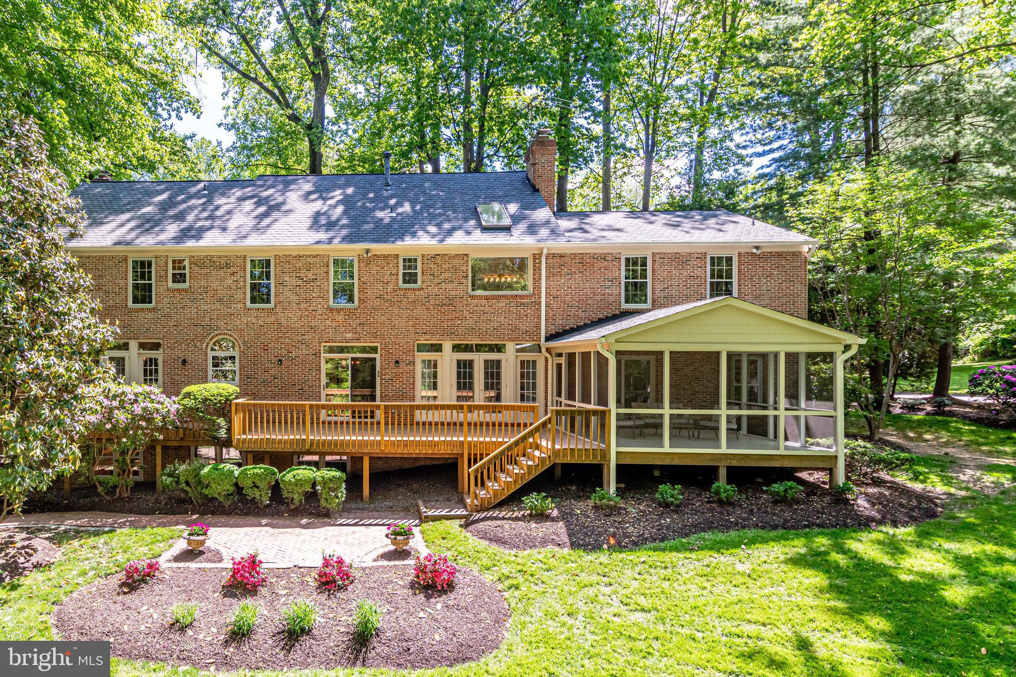 1120 Old Cedar Road McLean, VA 22102 - Photo 46 of 49 Big Deck, Screened in Porch and Patio