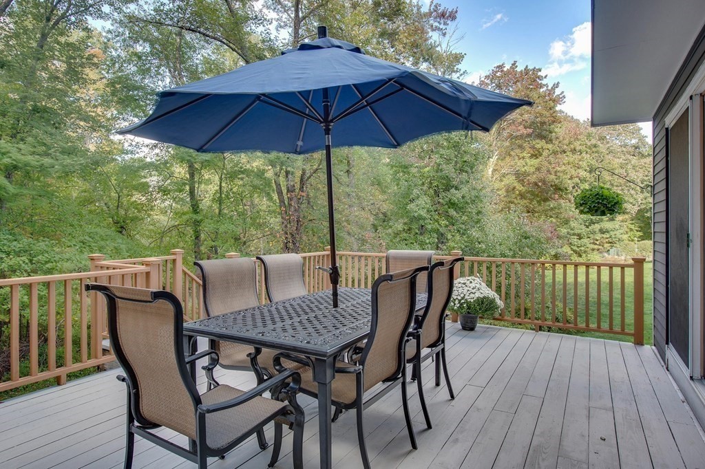6 Peach Tree Path Andover, MA 01810 - Photo 26 of 33 an outdoor space with furniture and umbrella