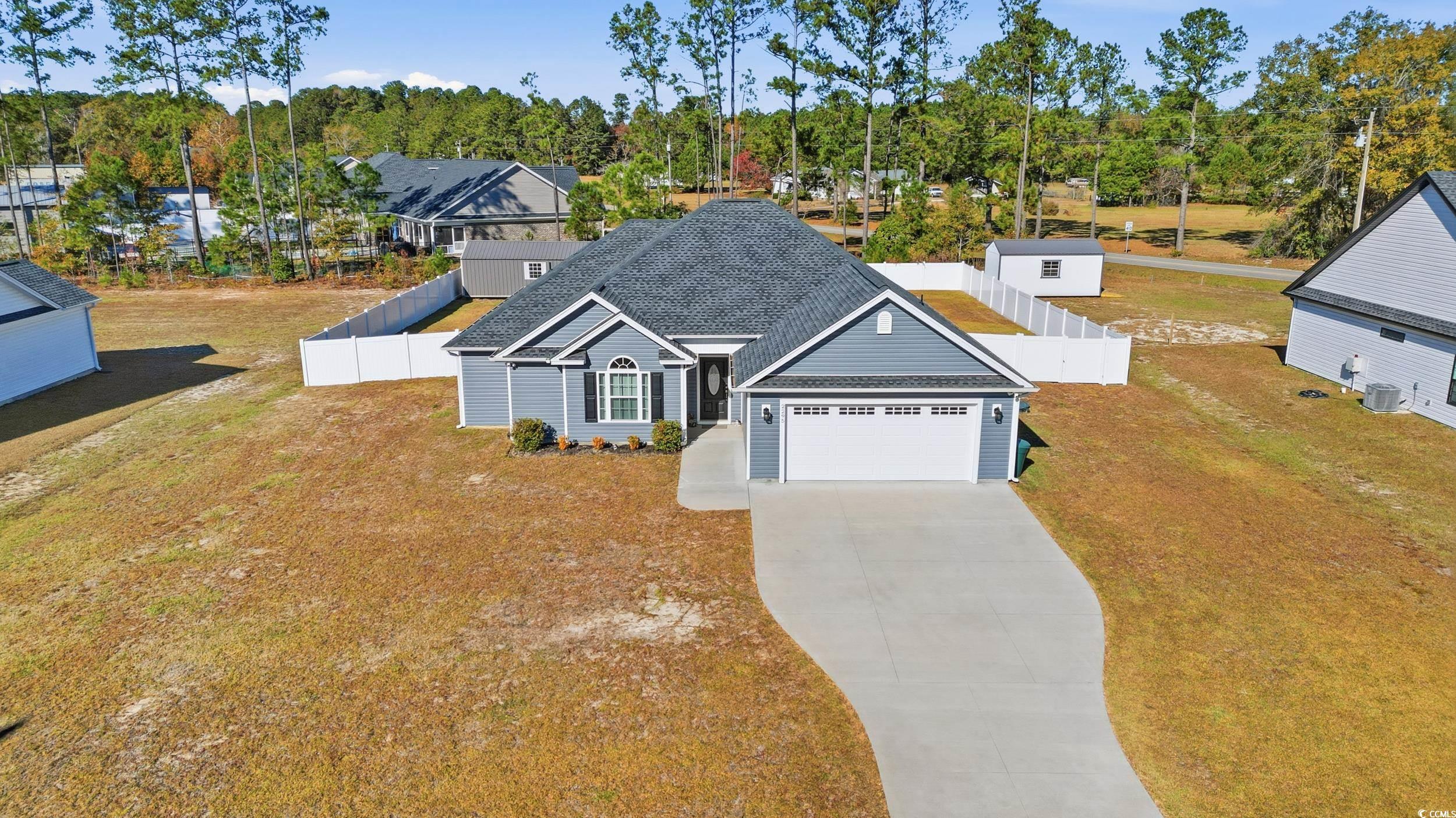 2295 Vaught Road Galivants Ferry, SC 29544 - Photo 23 of 26 Aerial perspective of suburban area