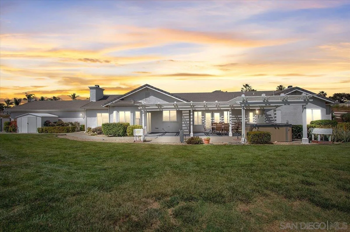 31210 Rivoli Road Valley Center, CA 92082 - Photo 58 of 62 a front view of a house with a garden