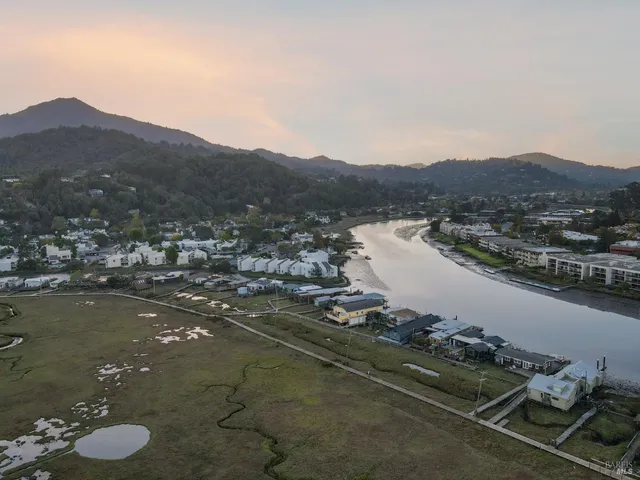 a view of a city with lake view