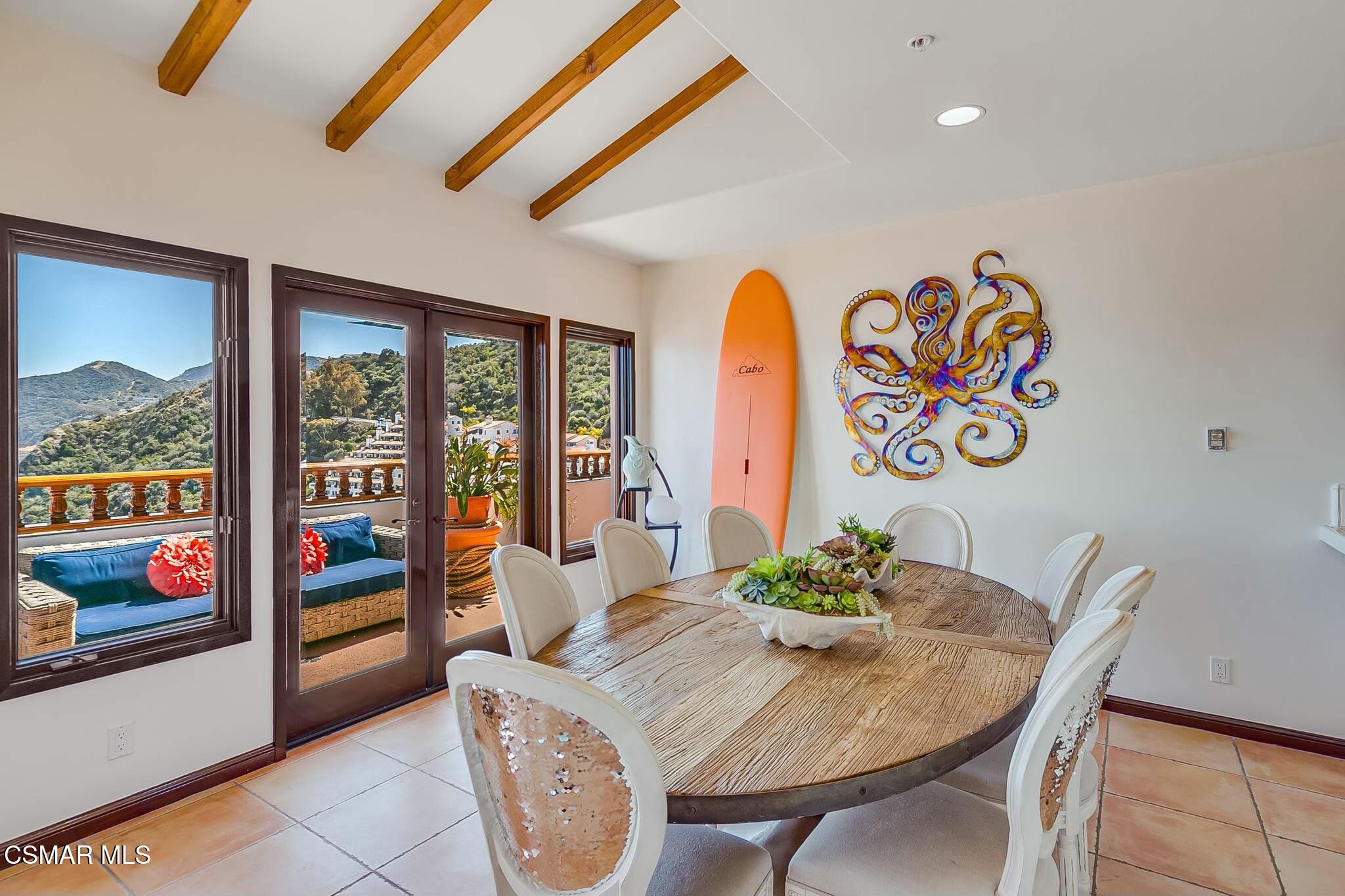 75 Gaviota Avalon, CA 90704 - Photo 17 of 49 a view of a dining room with furniture window and outside view