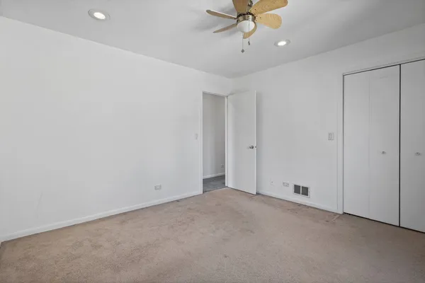 a view of hallway with stairs