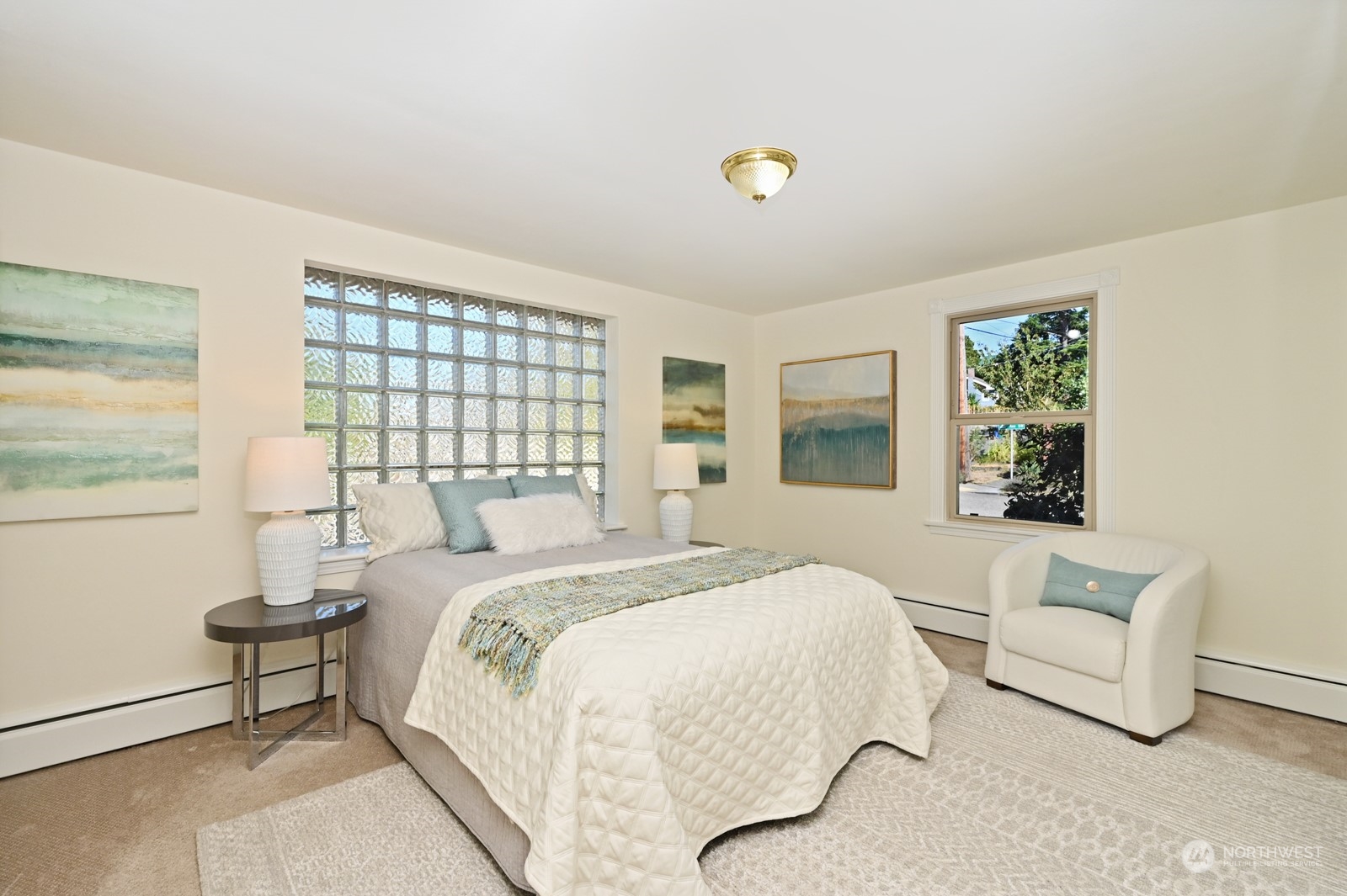 4105 Southwest Monroe Street Seattle, WA 98136 - Photo 17 of 31 a bedroom with a bed and a couch