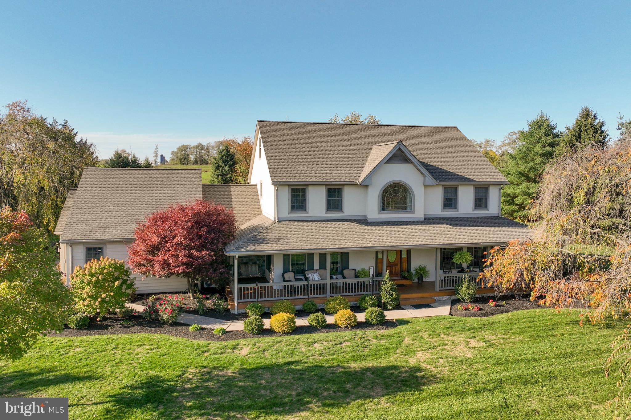 3020 Meadow View Road Manheim, PA 17545 - Photo 103 of 108 a view of house with garden and swimming pool