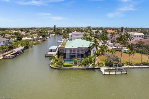an aerial view of a city with houses