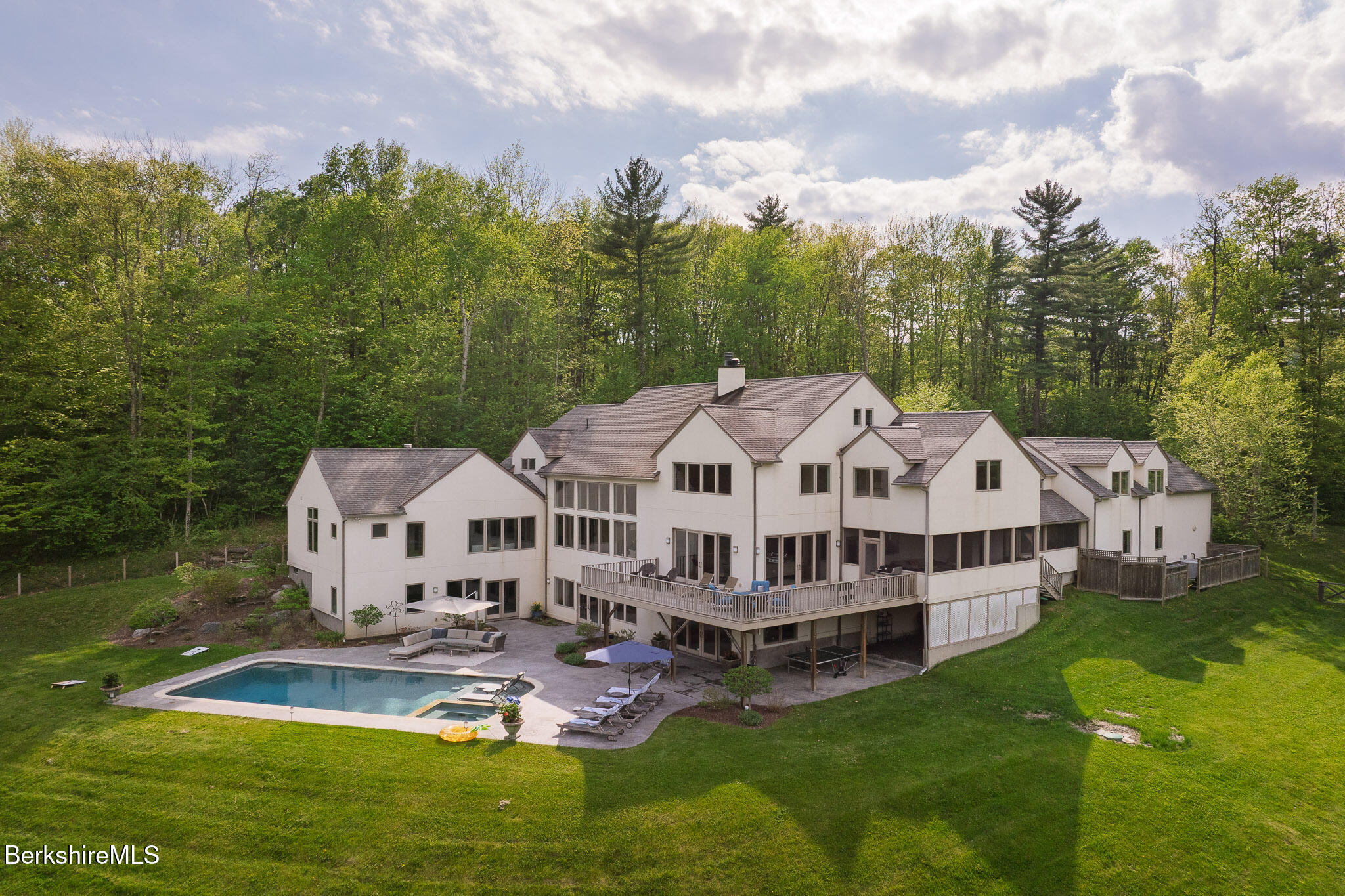 83 Maple Hill Road West Stockbridge, MA 01266 - Photo 1 of 78 Aerial of house