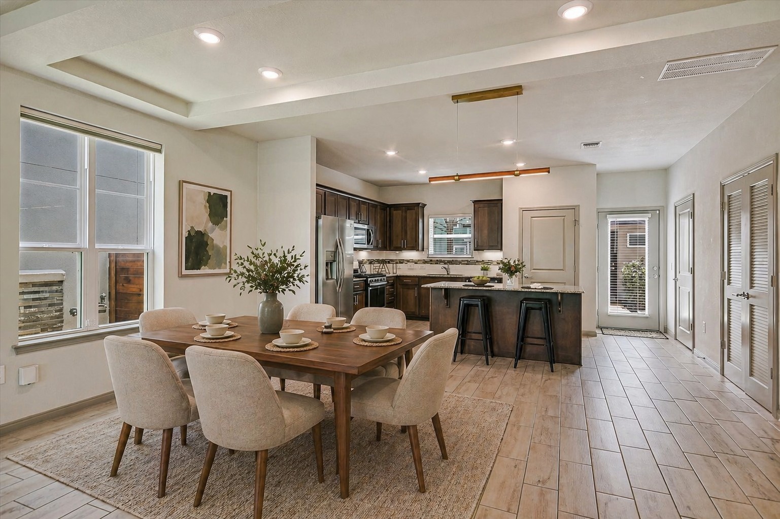 5613 Charles Merle Dr. Austin, TX 78747 - Photo 5 of 34 a view of a dining room with furniture and window