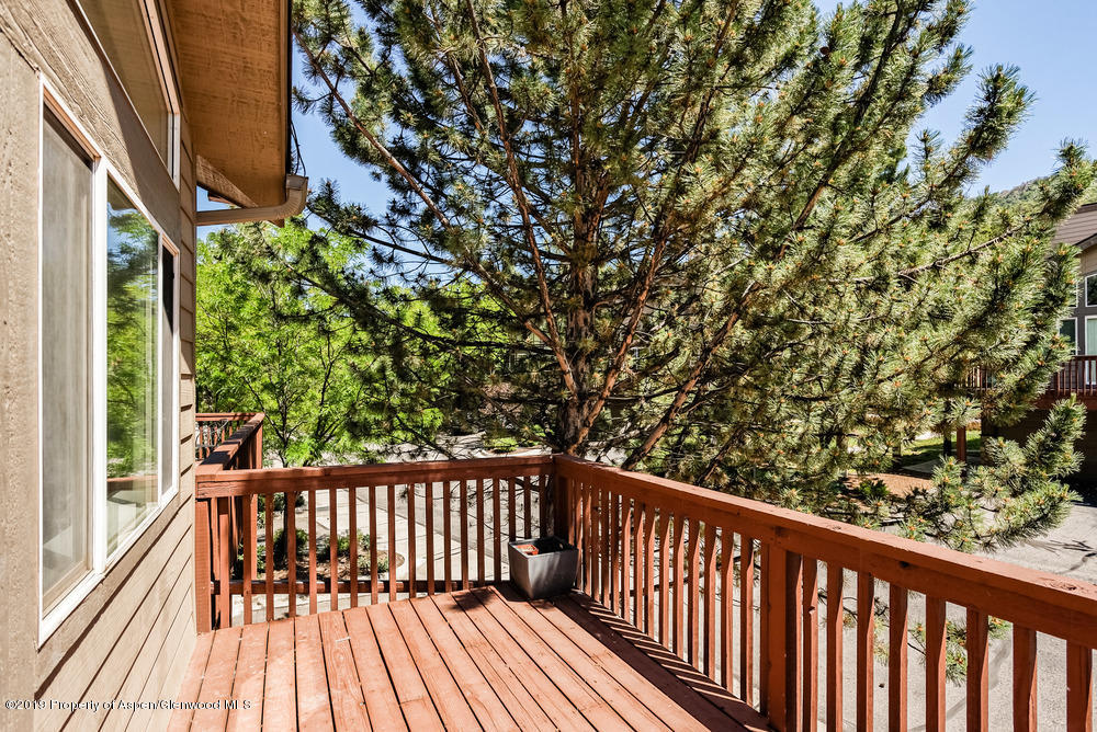 17 Pine Ridge Road Basalt, CO 81621 - Photo 20 of 28 a balcony with trees in front of it