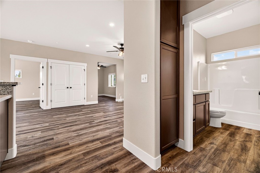 7083 Pentz Road Paradise, CA 95969 - Photo 23 of 46 a view of a room with wooden floor and bathroom