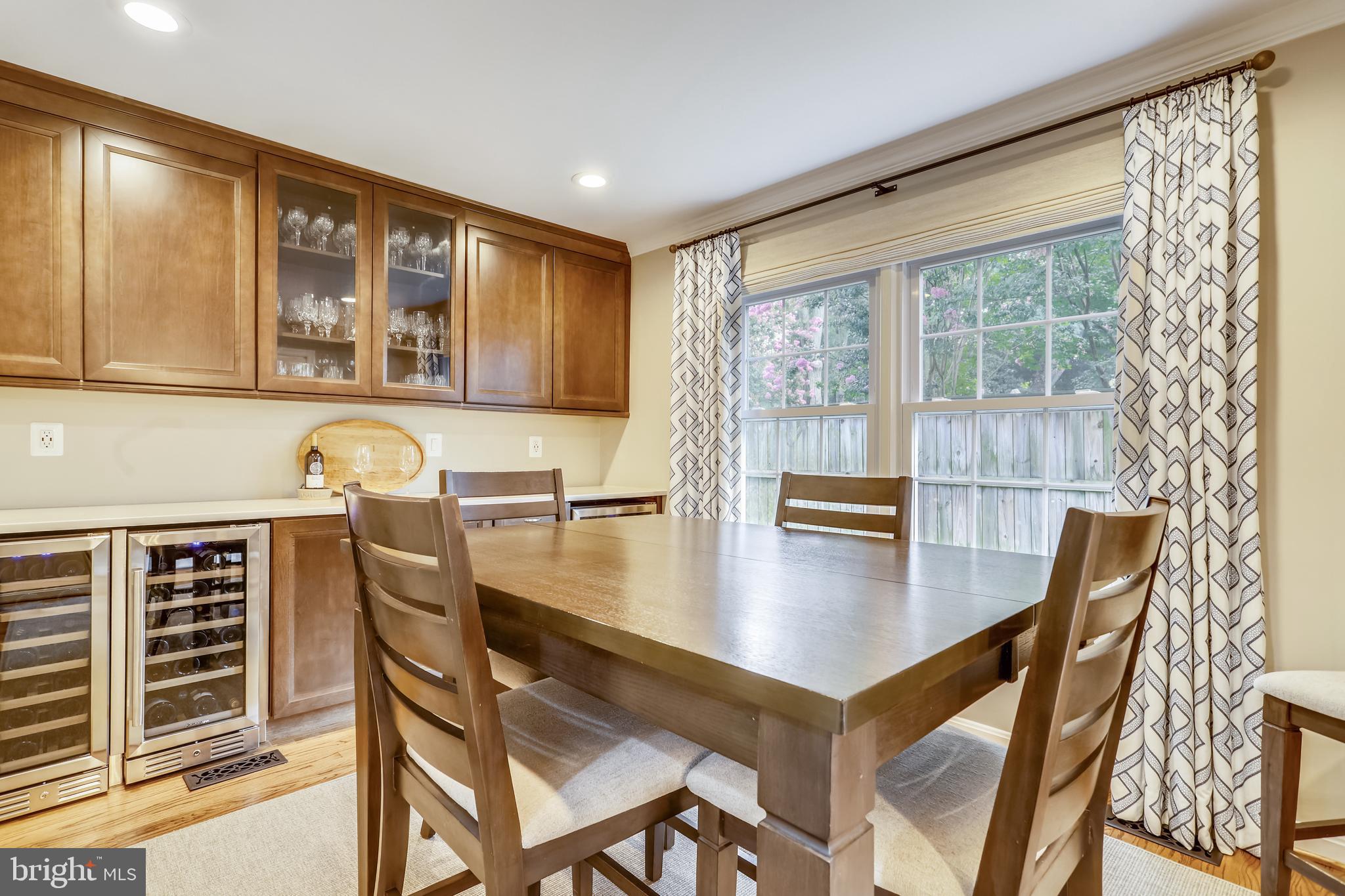 1721 Stonebridge Road Alexandria, VA 22304 - Photo 19 of 62 Breakfast room with beverage center & built-ins
