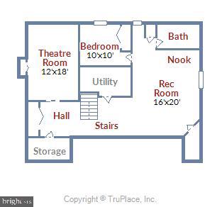 1721 Stonebridge Road Alexandria, VA 22304 - Photo 60 of 62 Lower level floor plan
