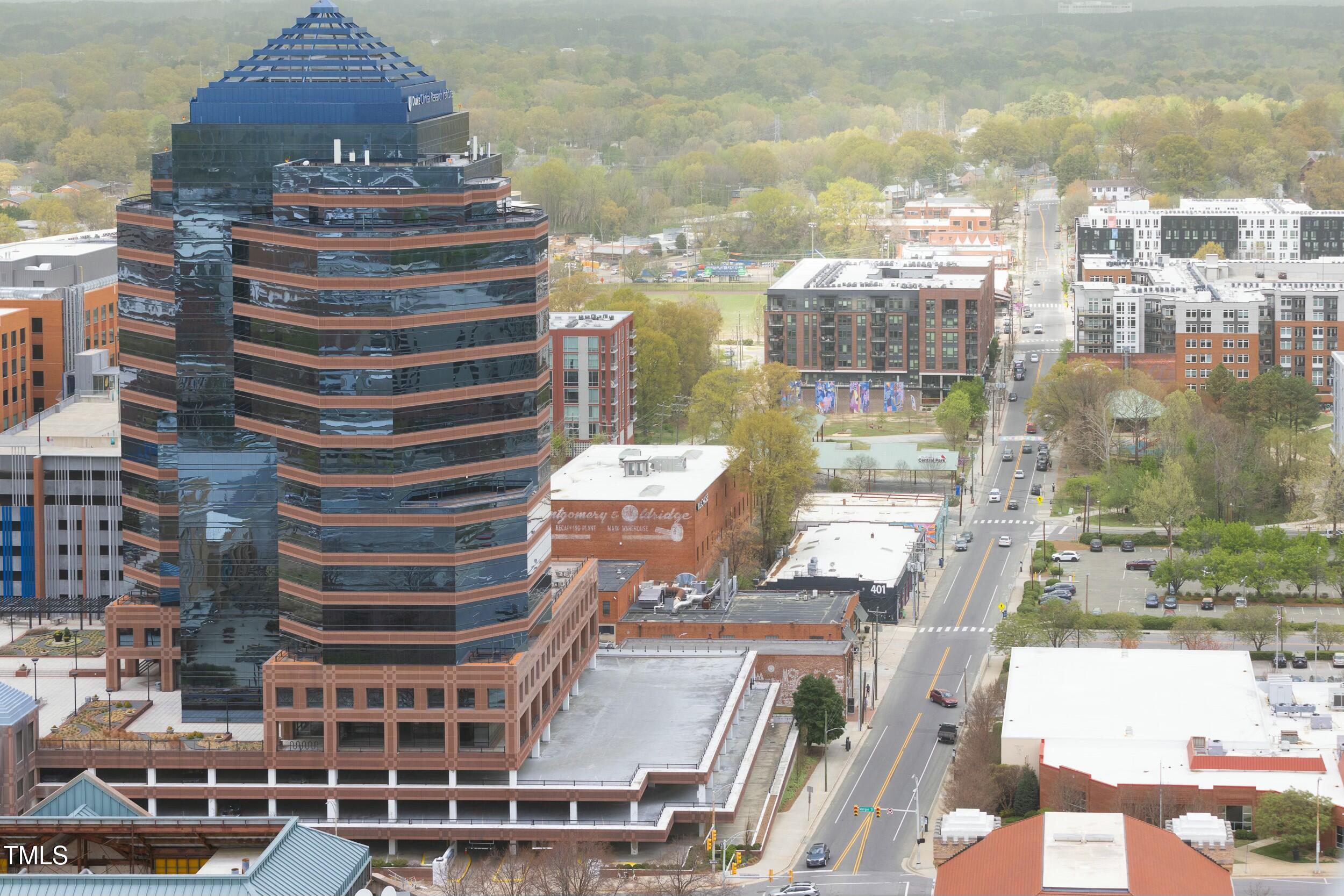 110 Corcoran Street, Unit 2502 Durham, NC 27701 - Photo 61 of 87 a view of a city with tall buildings