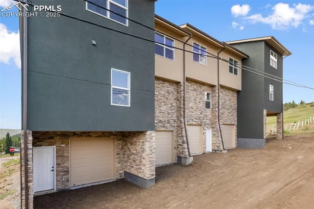 a front view of a building with entryway