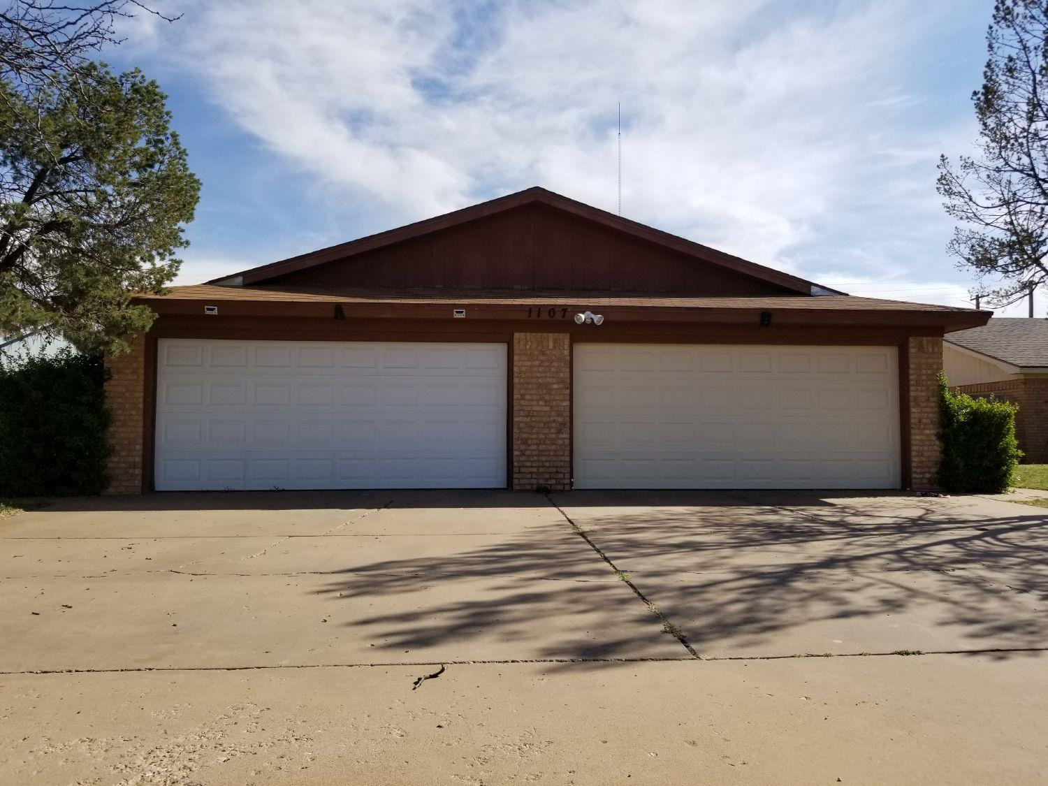 a front view of house