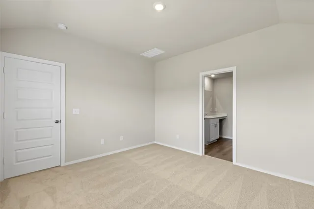 wooden floor and cabinet in a room