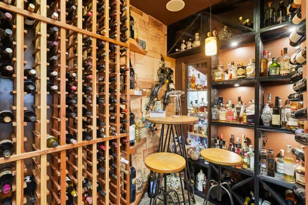 a view of a chairs and table in a outdoor room
