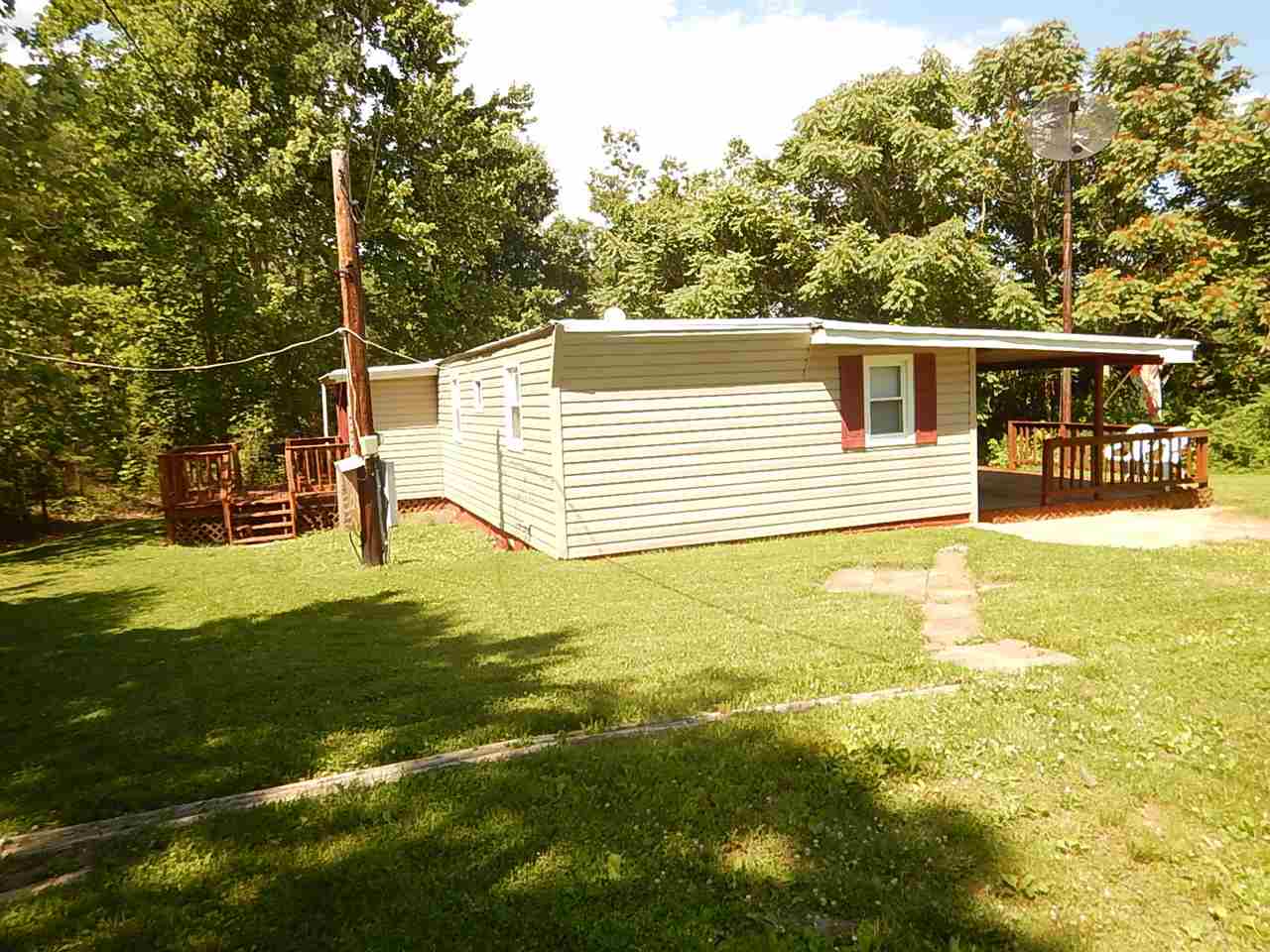 2571 Rileyville Road Rileyville, VA 22650 - Photo 23 of 28 a view of a house with a backyard